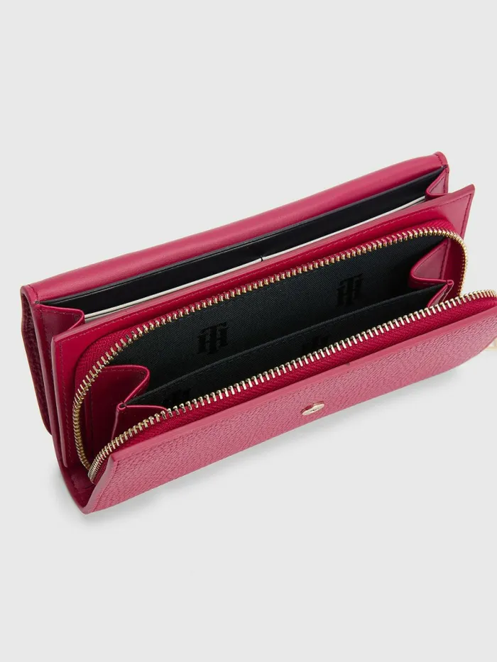 Tommy Hilfiger Th Monogram Large Phone Wallet Royal Berry Womens Wallets and Keyrings Online