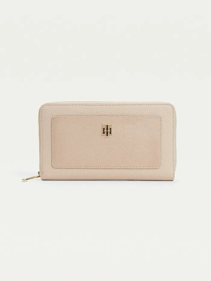 Tommy Hilfiger Th Monogram Plaque Wallet Neutral Womens Wallets and Keyrings Gift 4 You Tommy Hilfiger Th Monogram Plaque Wallet Neutral Womens Wallets and Keyrings Gift 4 You