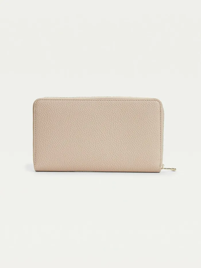Tommy Hilfiger Th Monogram Plaque Wallet Neutral Womens Wallets and Keyrings Gift 4 You