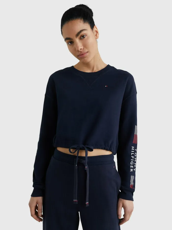 Tommy Hilfiger Th Stretch Logo Track Sweatshirt Desert Sky Womens Sweatshirts and Hoodies Cheap On Sale Tommy Hilfiger Th Stretch Logo Track Sweatshirt Desert Sky Womens Sweatshirts and Hoodies Cheap On Sale