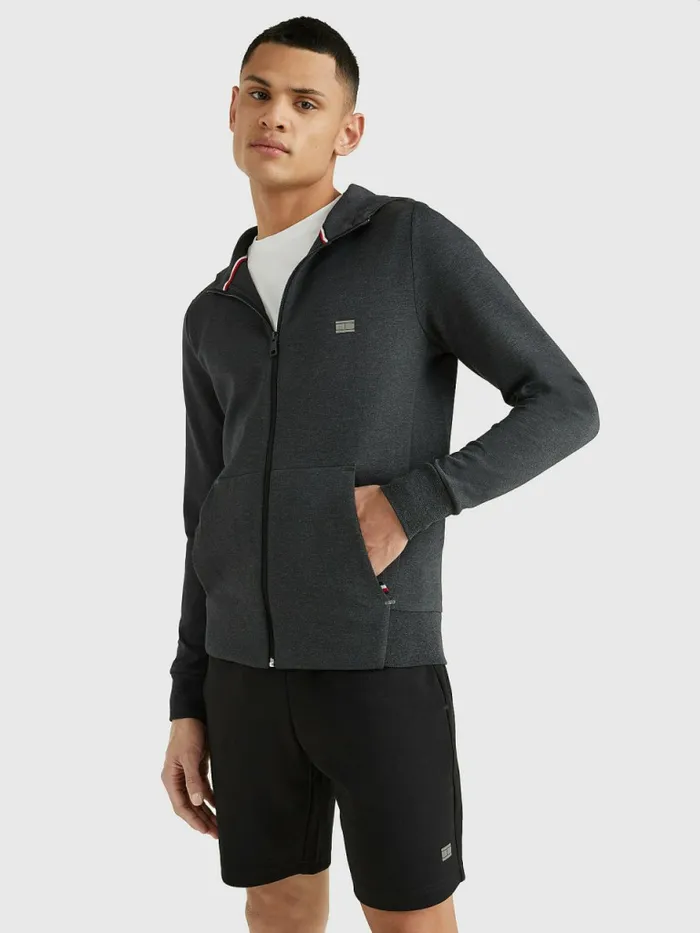 Tommy Hilfiger Th Tech Essential Hoody Dark Grey Heather Mens Sweatshirts and Hoodies Sale Tommy Hilfiger Th Tech Essential Hoody Dark Grey Heather Mens Sweatshirts and Hoodies Sale