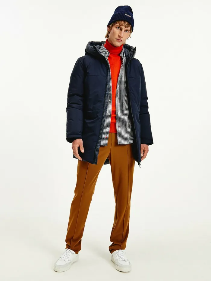 Tommy Hilfiger Th Tech Warm Filled Puffer Parka Desert Sky Mens Coats and Jackets Sale Tommy Hilfiger Th Tech Warm Filled Puffer Parka Desert Sky Mens Coats and Jackets Sale