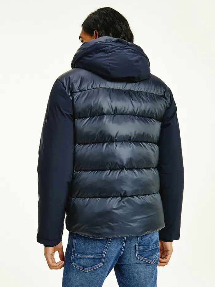 Tommy Hilfiger Th Warm Tech Filled Puffer Jacket Desert Sky Mens Coats and Jackets Gift Ideas