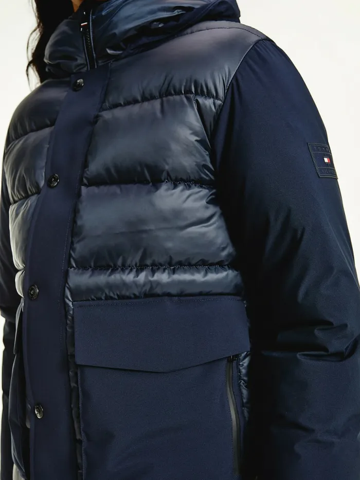 Tommy Hilfiger Th Warm Tech Filled Puffer Jacket Desert Sky Mens Coats and Jackets Gift Ideas