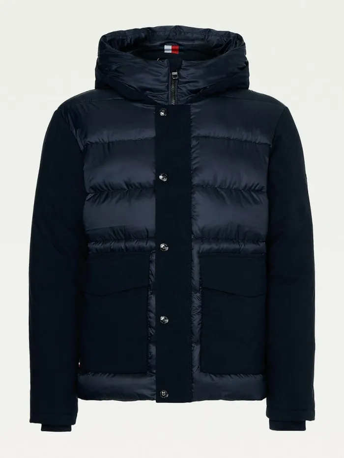 Tommy Hilfiger Th Warm Tech Filled Puffer Jacket Desert Sky Mens Coats and Jackets Gift Ideas