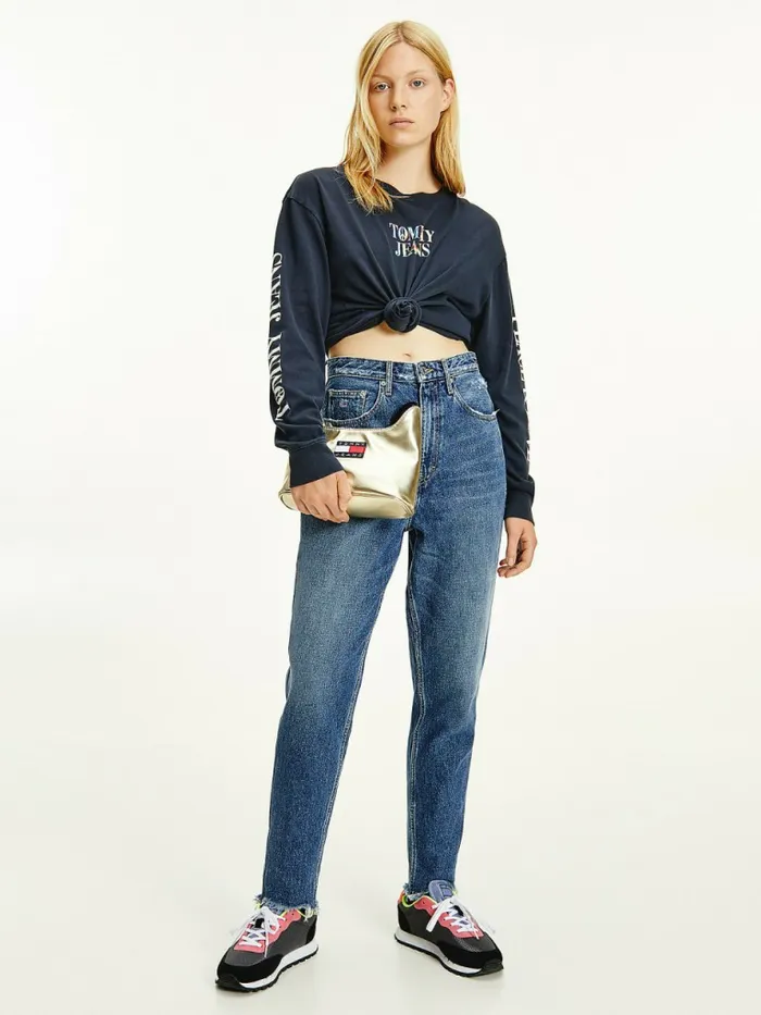 Tommy Hilfiger TieDye Oversized Fit Long Sleeve TShirt Desert Sky Womens TShirts Sale Tommy Hilfiger TieDye Oversized Fit Long Sleeve TShirt Desert Sky Womens TShirts Sale