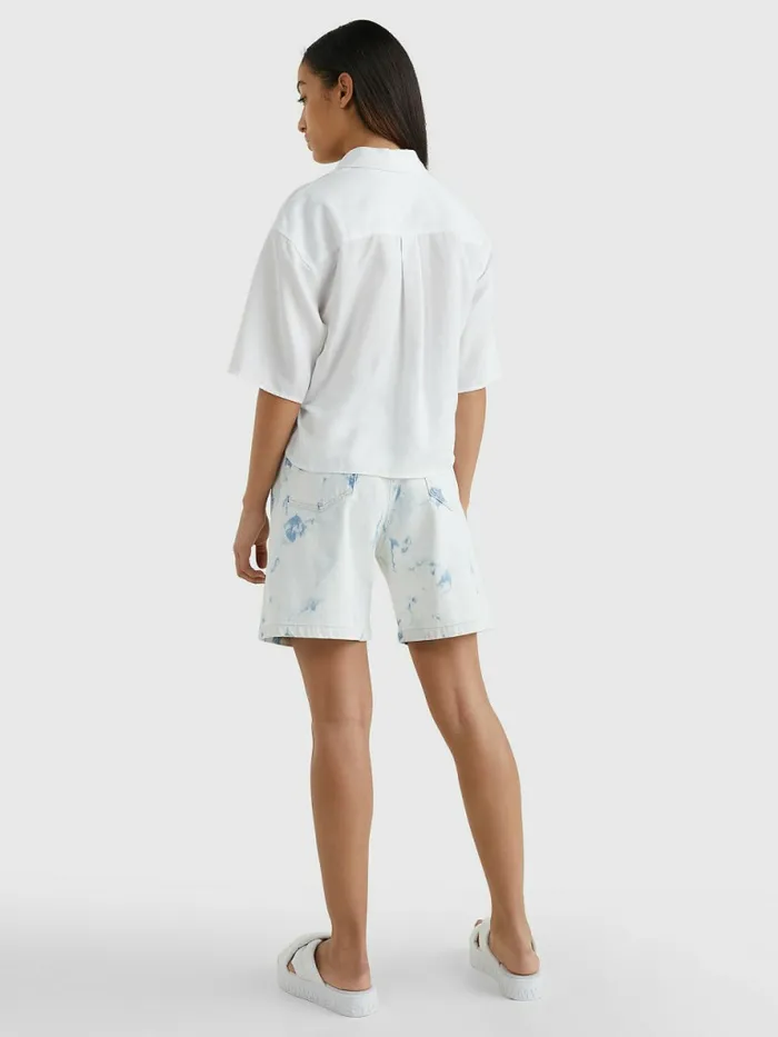 Tommy Hilfiger TieFront Shirt White Womens Shirts and Blouses Gift 4 You