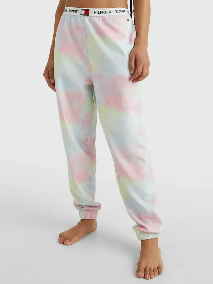 Tommy Hilfiger Tommy 85 Pastel High Waist Sweatpants Cloudy Haze Womens Trousers Popular Tommy Hilfiger Tommy 85 Pastel High Waist Sweatpants Cloudy Haze Womens Trousers Popular