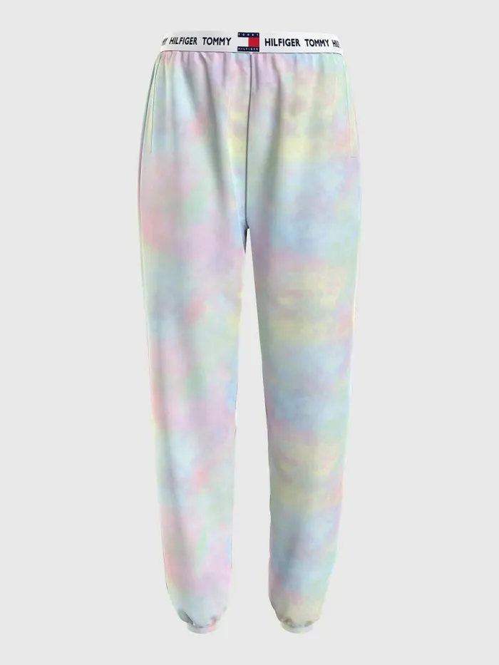Tommy Hilfiger Tommy 85 Pastel High Waist Sweatpants Cloudy Haze Womens Trousers Popular