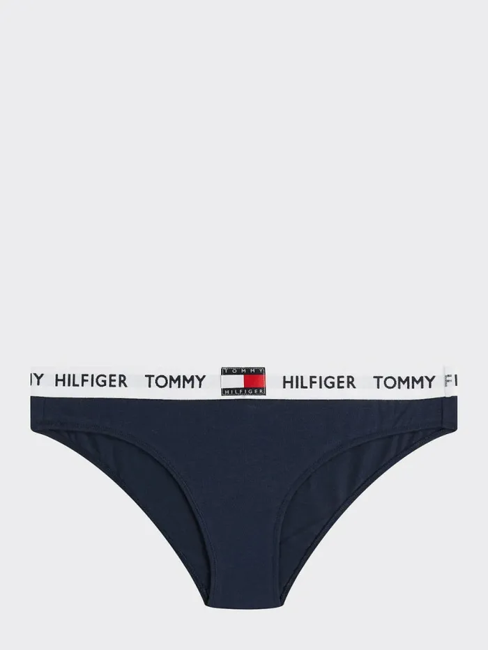 Tommy Hilfiger Tommy 85 Stretch Cotton Logo Briefs Navy Blazer Womens Lingerie