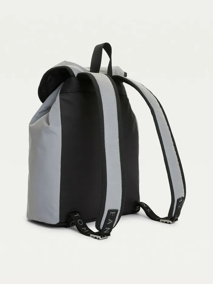 Tommy Hilfiger Tommy Badge Reflective Backpack Reflective Mens Bags Cheap On Sale