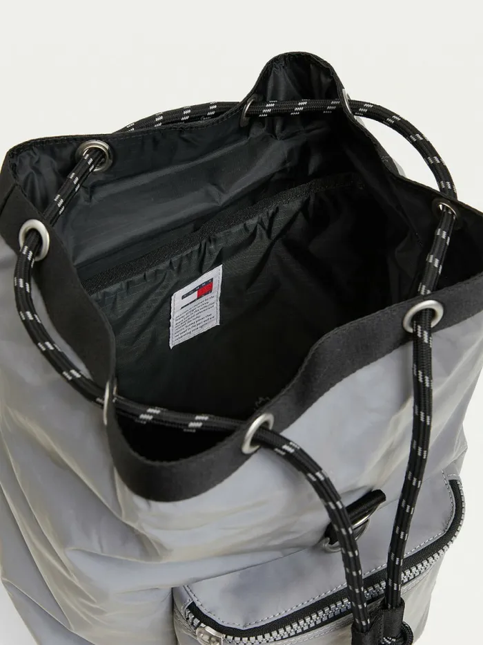 Tommy Hilfiger Tommy Badge Reflective Backpack Reflective Mens Bags Cheap On Sale