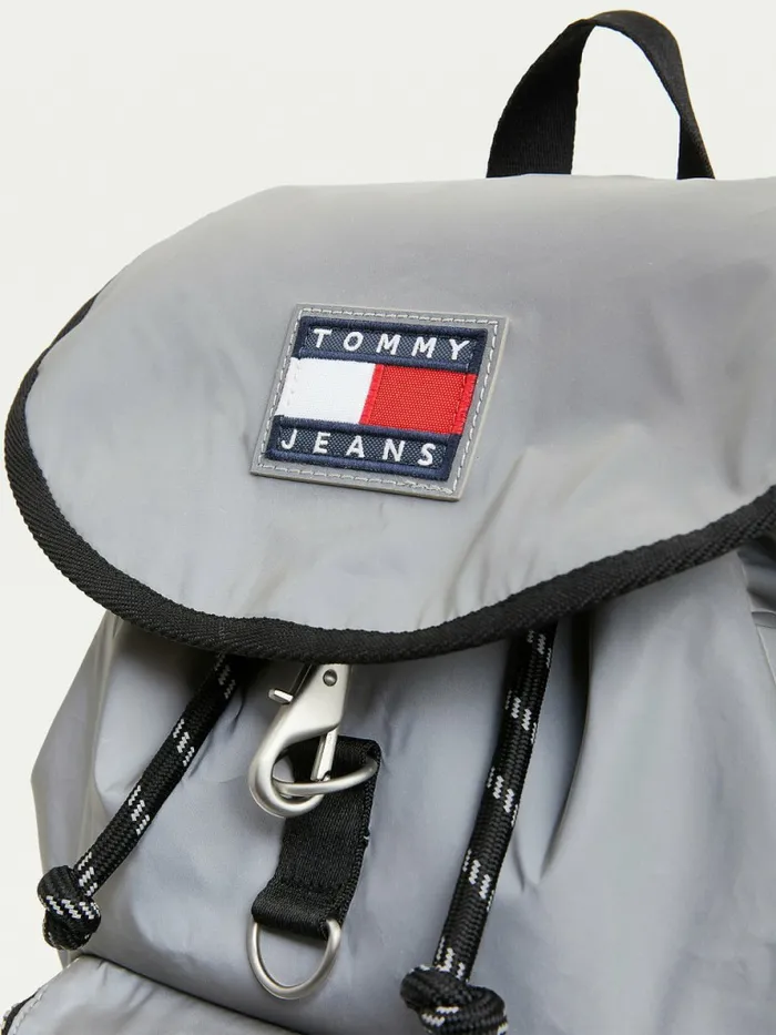 Tommy Hilfiger Tommy Badge Reflective Backpack Reflective Mens Bags Cheap On Sale