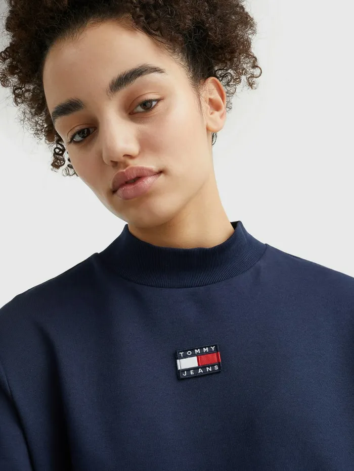 Tommy Hilfiger Tommy Badge Relaxed TShirt Twilight Navy Womens TShirts Casaul
