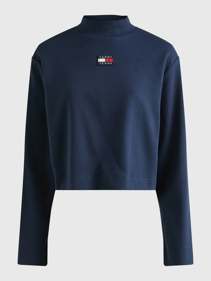 Tommy Hilfiger Tommy Badge Relaxed TShirt Twilight Navy Womens TShirts Casaul