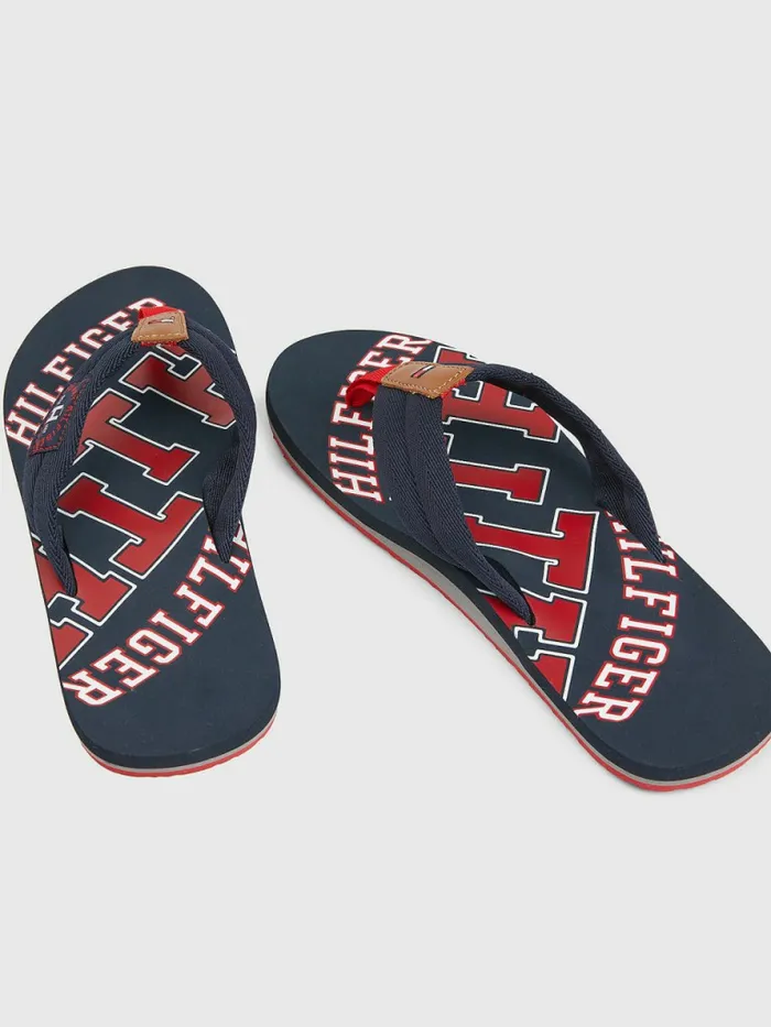 Tommy Hilfiger Tommy Beach Sandals Midnight Mens Sandals Sliders and Flip Flops For Sale