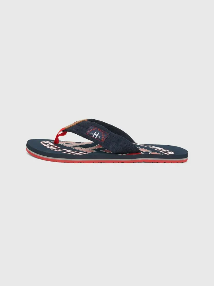 Tommy Hilfiger Tommy Beach Sandals Midnight Mens Sandals Sliders and Flip Flops For Sale