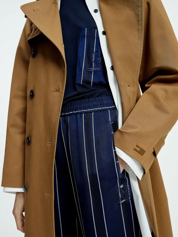 Tommy Hilfiger Tommy Icons Trench Coat Countryside Khaki Womens Coats and Jackets Fashion