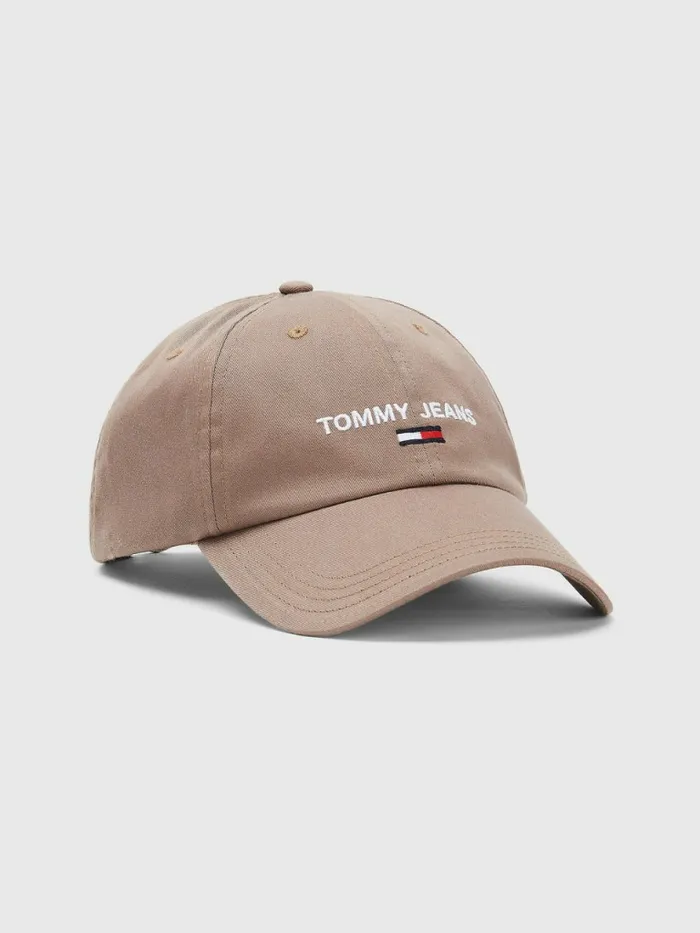 Tommy Hilfiger Tommy Jeans Flag Cap Cool Earth Mens Hats and Scarves Fashion
