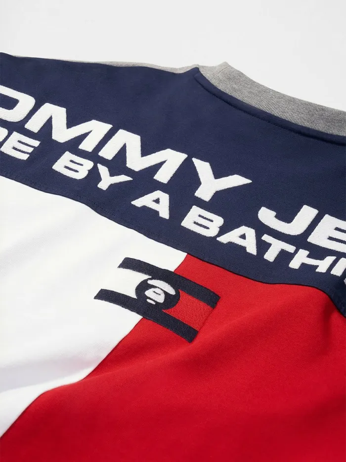 Tommy Hilfiger Tommy X Aape Long Sleeve TShirt Light Grey Heather Mens TShirts Online