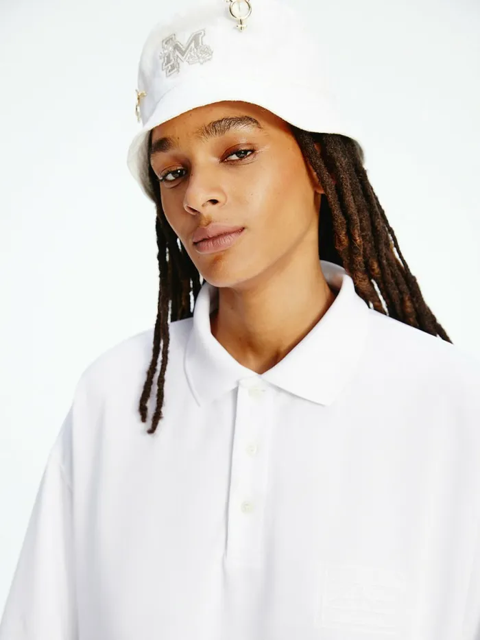 Tommy Hilfiger Tommyxindya Polo Dress Th Optic White Womens Dresses and Jumpsuits Online
