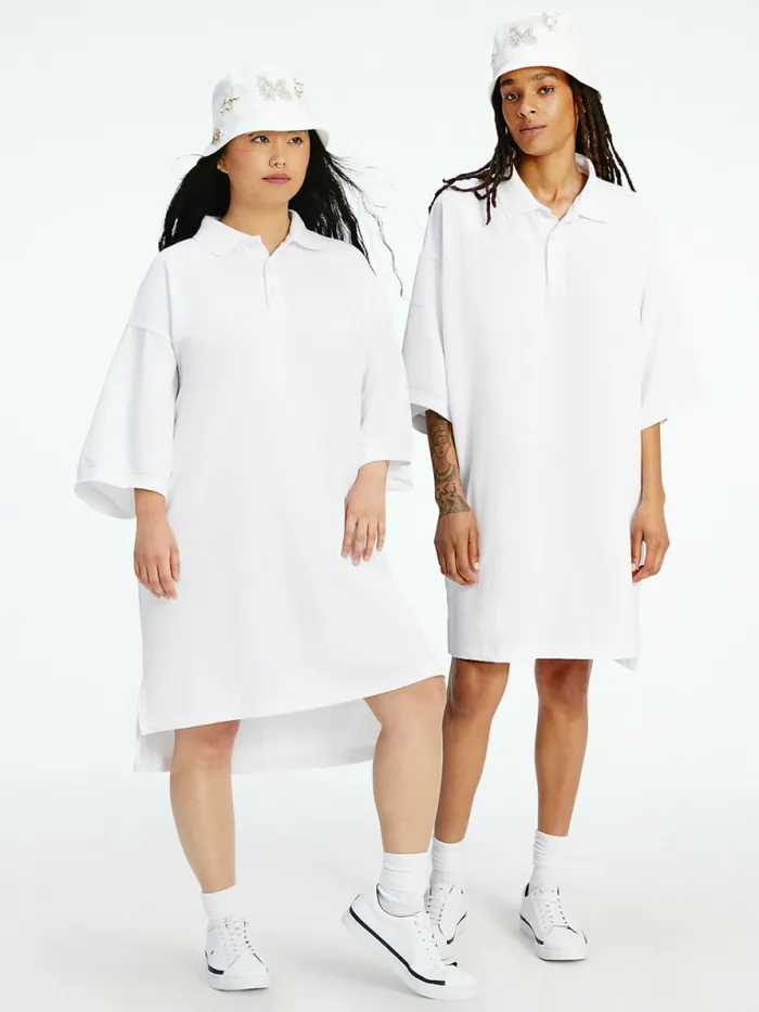 Tommy Hilfiger Tommyxindya Polo Dress Th Optic White Womens Dresses and Jumpsuits Online