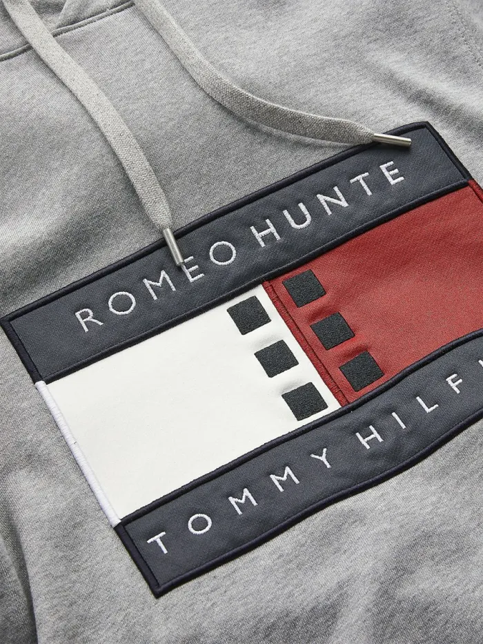 Tommy Hilfiger Tommyxromeo DualGender Hoody Grey Heather Womens Sweatshirts and Hoodies On Sale