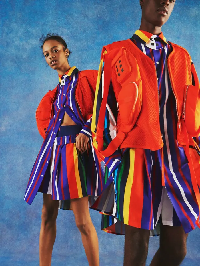 Tommy Hilfiger Tommyxromeo DualGender Utility Vest Daring Orange Womens Coats and Jackets Fashion