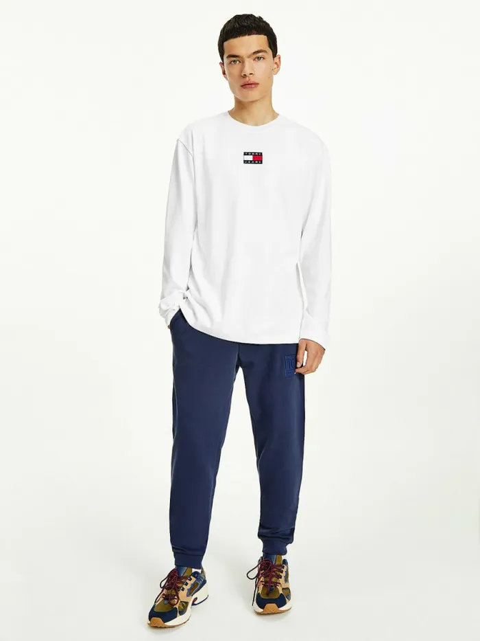 Tommy Hilfiger Tonal Joggers Twilight Navy Mens Trousers