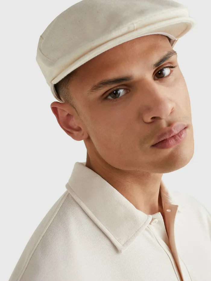 Tommy Hilfiger Tonal Logo Embroidery Polo Feather White Mens Polo Shirts Gift for Friend