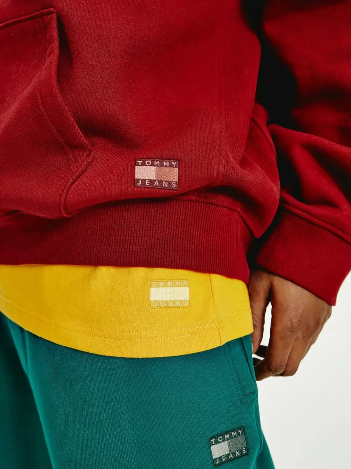 Tommy Hilfiger Tonal Logo Hoody Bing Cherry Mens Sweatshirts and Hoodies Gift 4 You