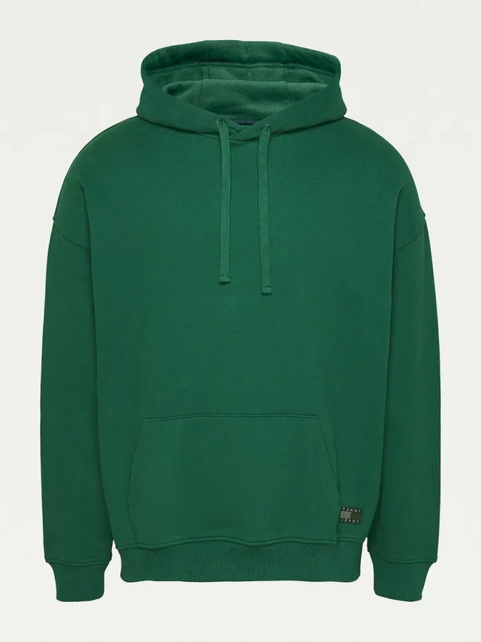 Tommy Hilfiger Tonal Logo Hoody Rural Green Mens Sweatshirts and Hoodies Near Me