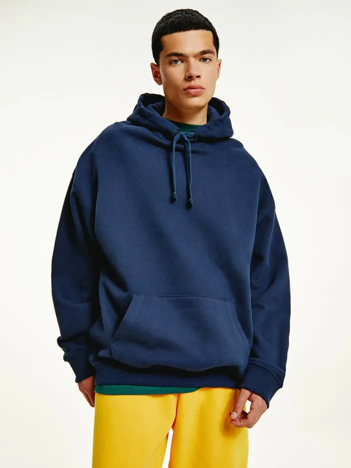 Tommy Hilfiger Tonal Logo Hoody Twilight Navy Mens Tracksuits Gift for Friend Tommy Hilfiger Tonal Logo Hoody Twilight Navy Mens Tracksuits Gift for Friend