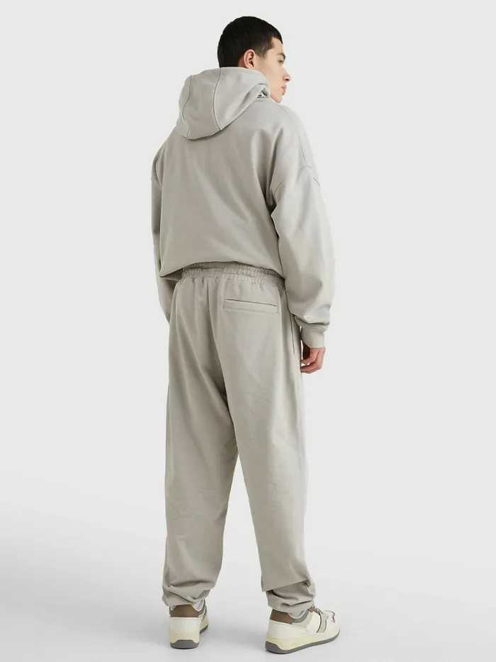 Tommy Hilfiger Tonal Logo Relaxed Fit Joggers Cool Earth Mens Trousers