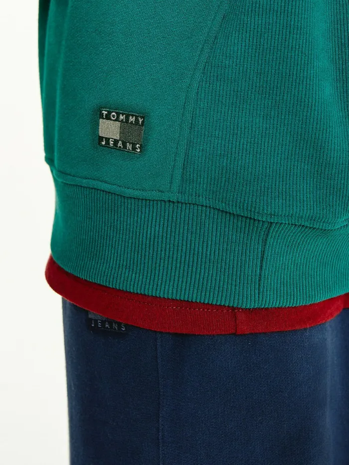 Tommy Hilfiger Tonal Logo Sweatshirt Rural Green Mens Sweatshirts and Hoodies Online