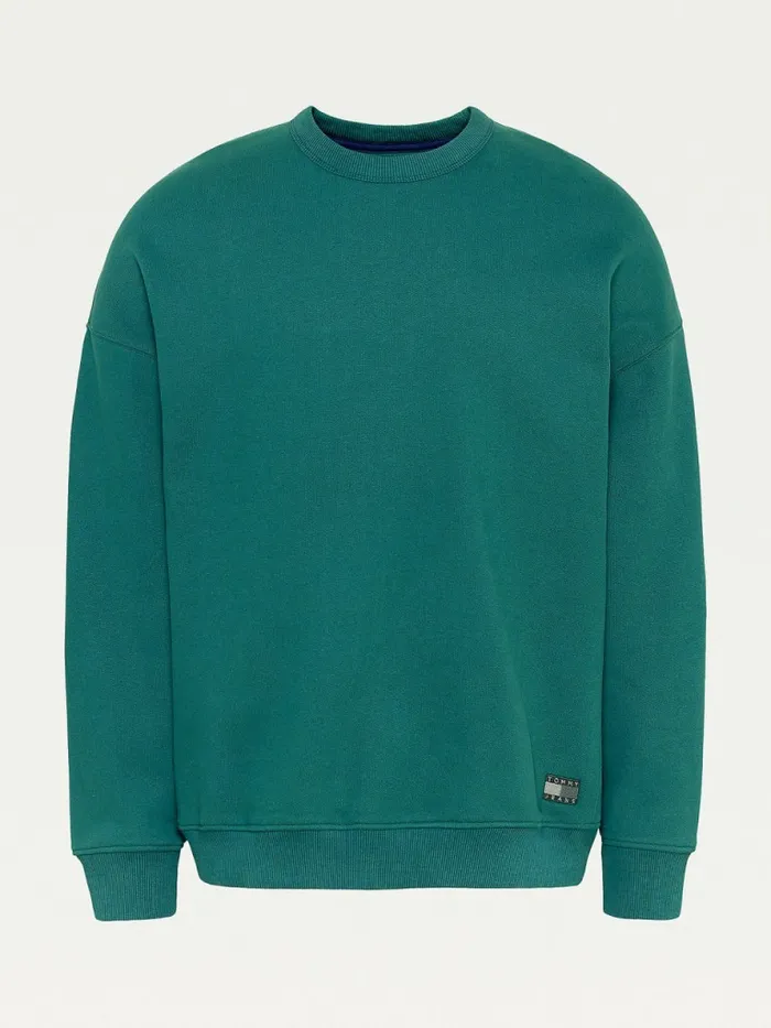 Tommy Hilfiger Tonal Logo Sweatshirt Rural Green Mens Sweatshirts and Hoodies Online