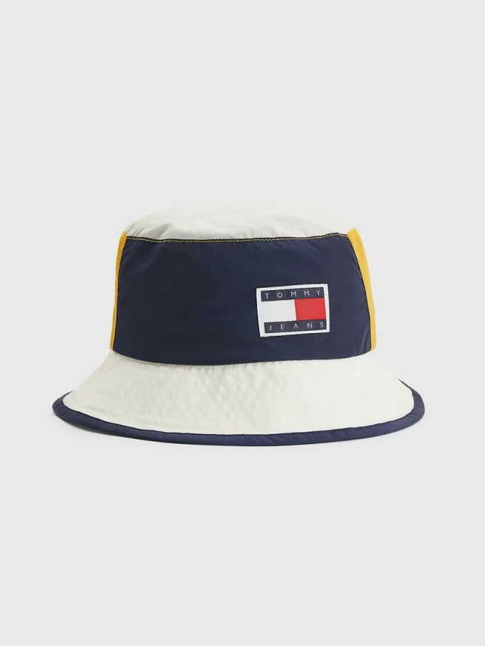Tommy Hilfiger Travel Bucket Hat Colorblock Mens Hats and Scarves Sale