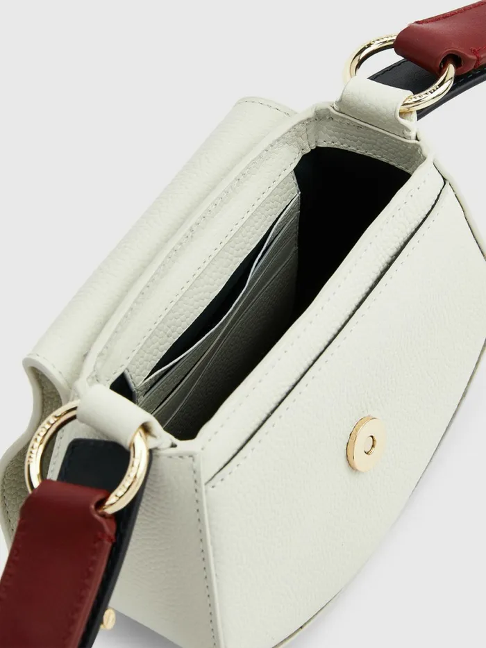 Tommy Hilfiger Turn Lock Luxe Leather Crossover Bag Corporate Womens Bags Gift for Friend