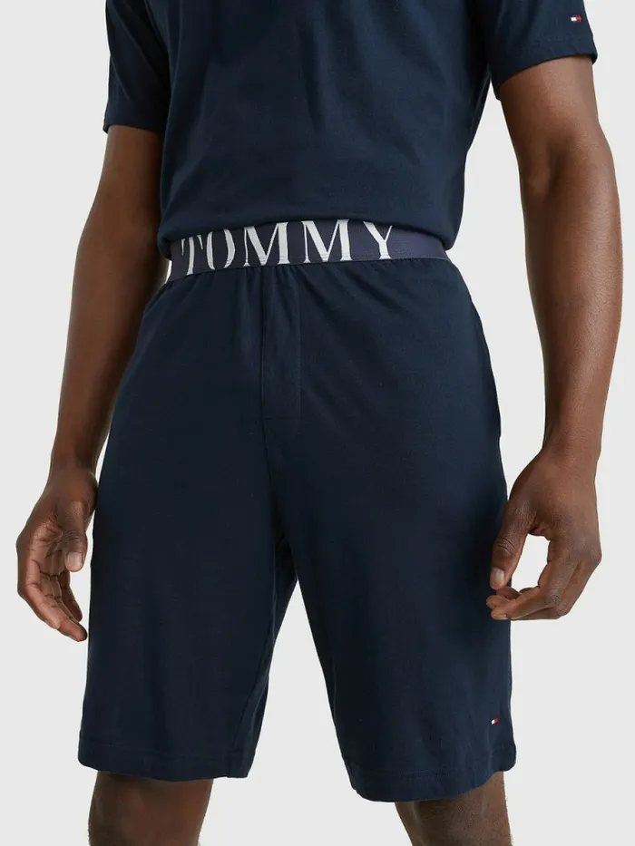 Tommy Hilfiger Ultra Soft Logo Pyjama Set Desert SkyDesert Sky Mens Loungewear and Nightwear