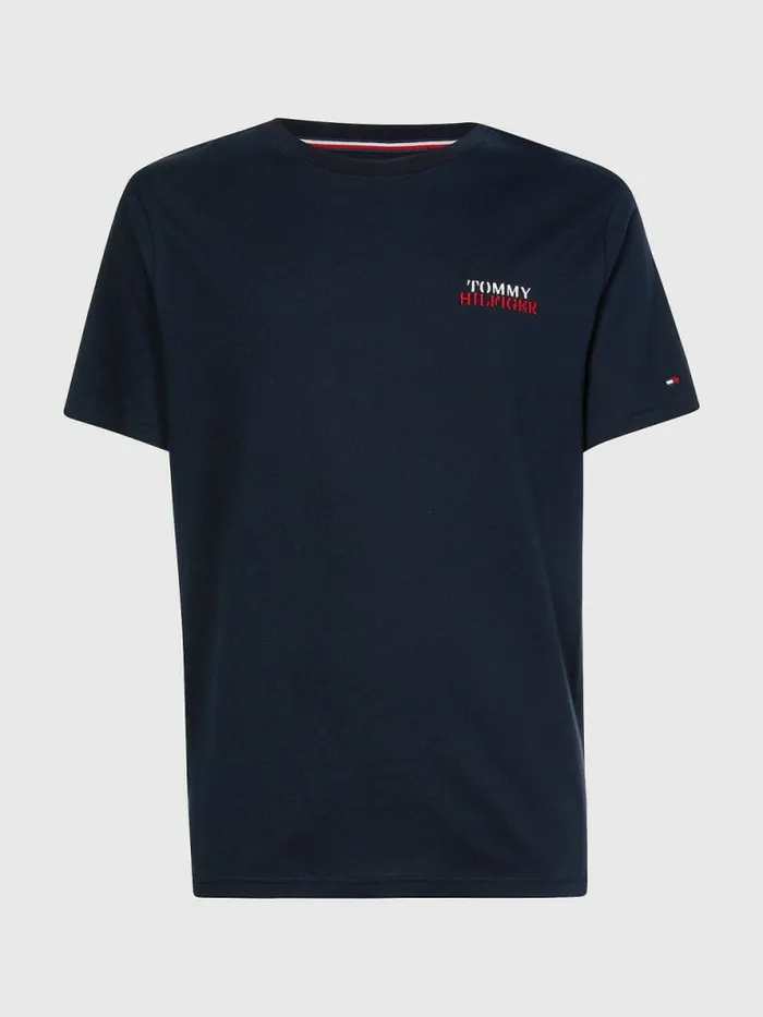 Tommy Hilfiger Ultra Soft Logo Pyjama Set Desert SkyDesert Sky Mens Loungewear and Nightwear