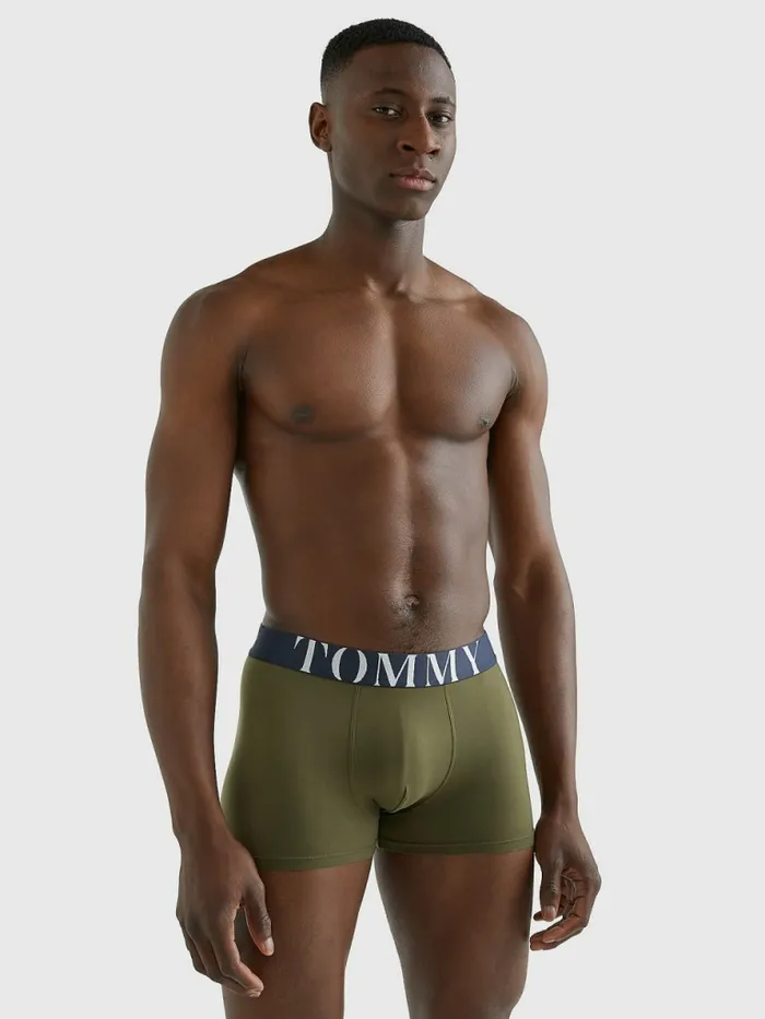 Tommy Hilfiger Ultra Soft Microfibre Trunks Army Green Mens Underwear Near Me