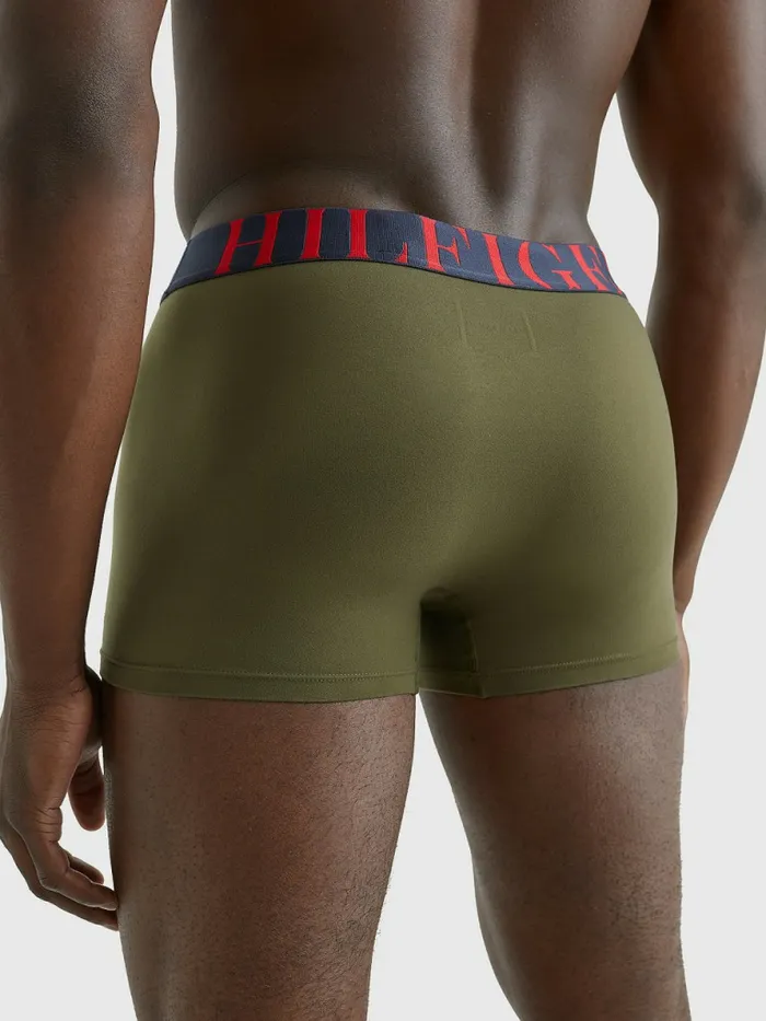 Tommy Hilfiger Ultra Soft Microfibre Trunks Army Green Mens Underwear Near Me