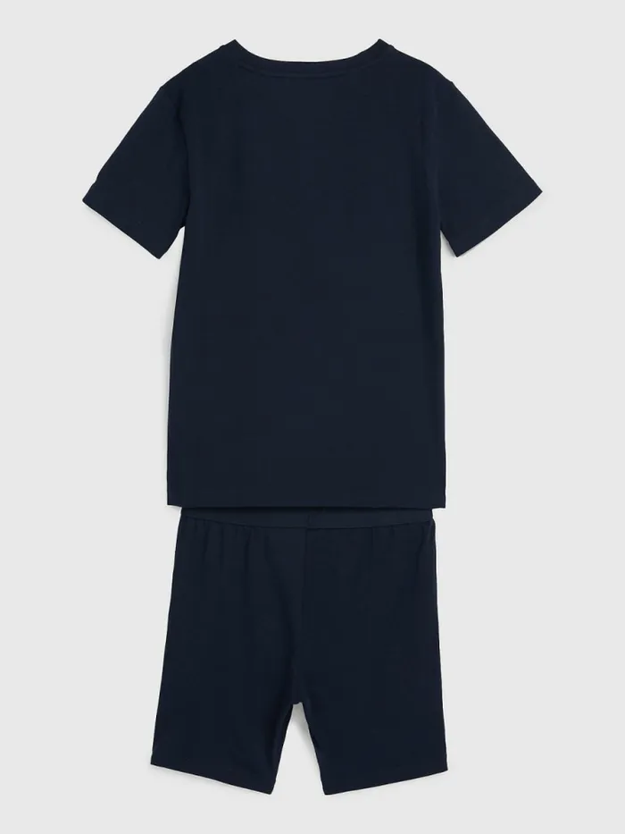 Tommy Hilfiger Ultra Soft Short Pyjama Set Desert Sky Boys Underwear and Socks On Sale