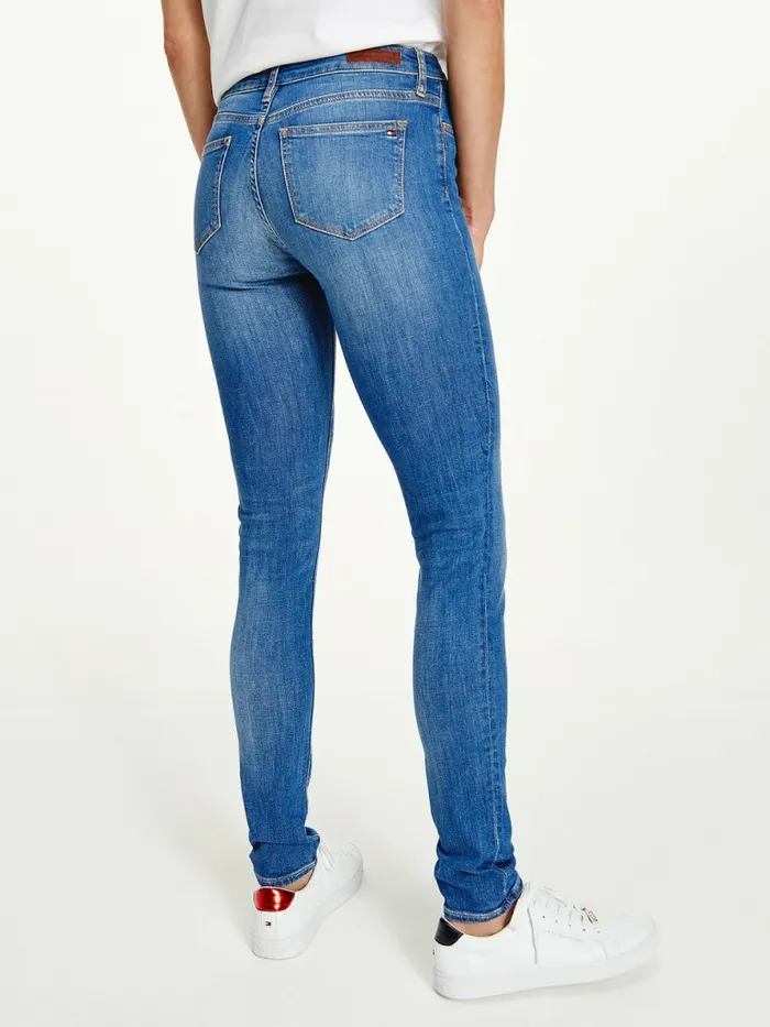 Tommy Hilfiger Venice Heritage Slim Fit Faded Jeans Elfie Womens Essentials Cheap On Sale