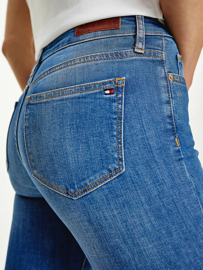 Tommy Hilfiger Venice Heritage Slim Fit Faded Jeans Elfie Womens Essentials Cheap On Sale
