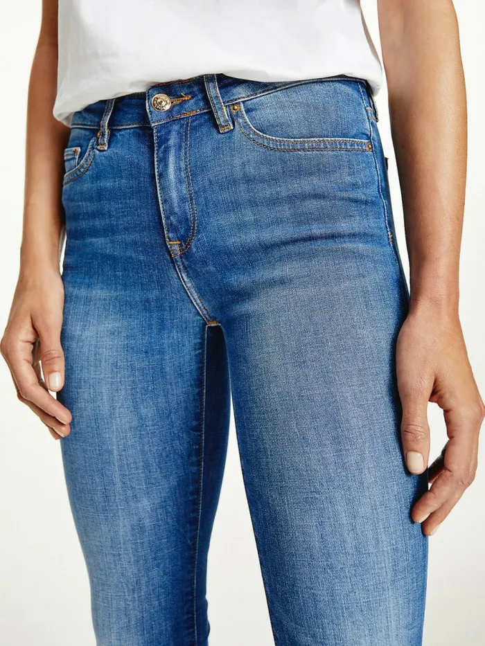 Tommy Hilfiger Venice Heritage Slim Fit Faded Jeans Elfie Womens Essentials Cheap On Sale