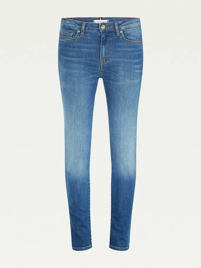 Tommy Hilfiger Venice Heritage Slim Fit Faded Jeans Elfie Womens Essentials Cheap On Sale