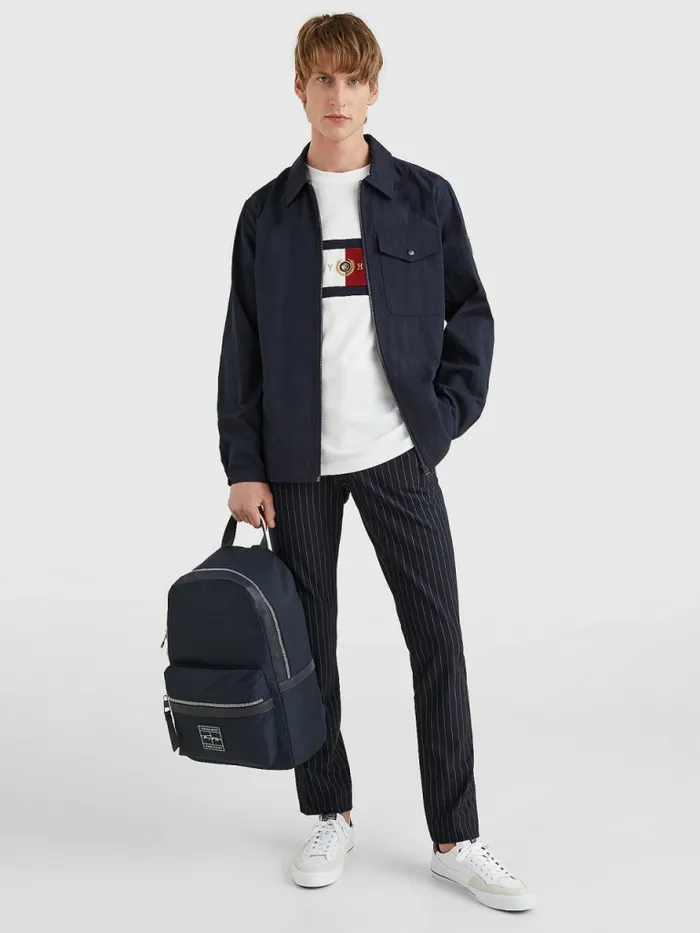 Tommy Hilfiger ZipThru Shirt Jacket Desert Sky Mens Coats and Jackets For Sale