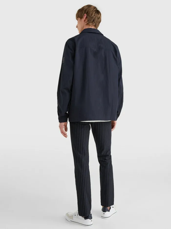 Tommy Hilfiger ZipThru Shirt Jacket Desert Sky Mens Coats and Jackets For Sale