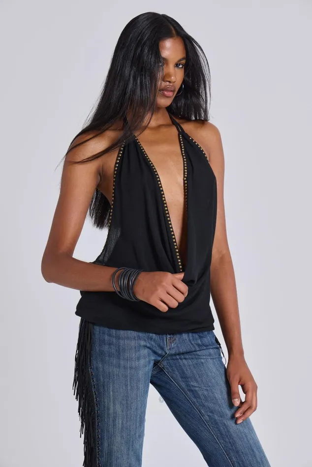 Tops Women Jaded London El Topo Fringe Bootcut Jeans